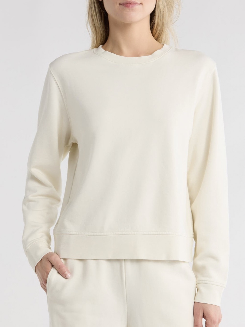 Vince Cream Crewneck Sweatshirt